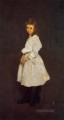 Niña de Blanco, también conocida como Queenie Barnett, Escuela Ashcan realista, George Wesley Bellows